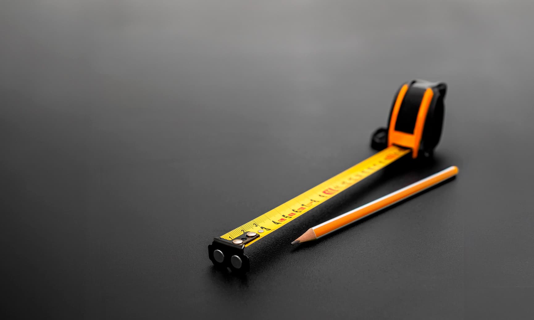 Mounting tools on dark background
