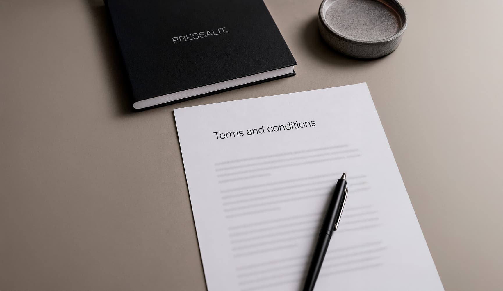 Terms and conditions