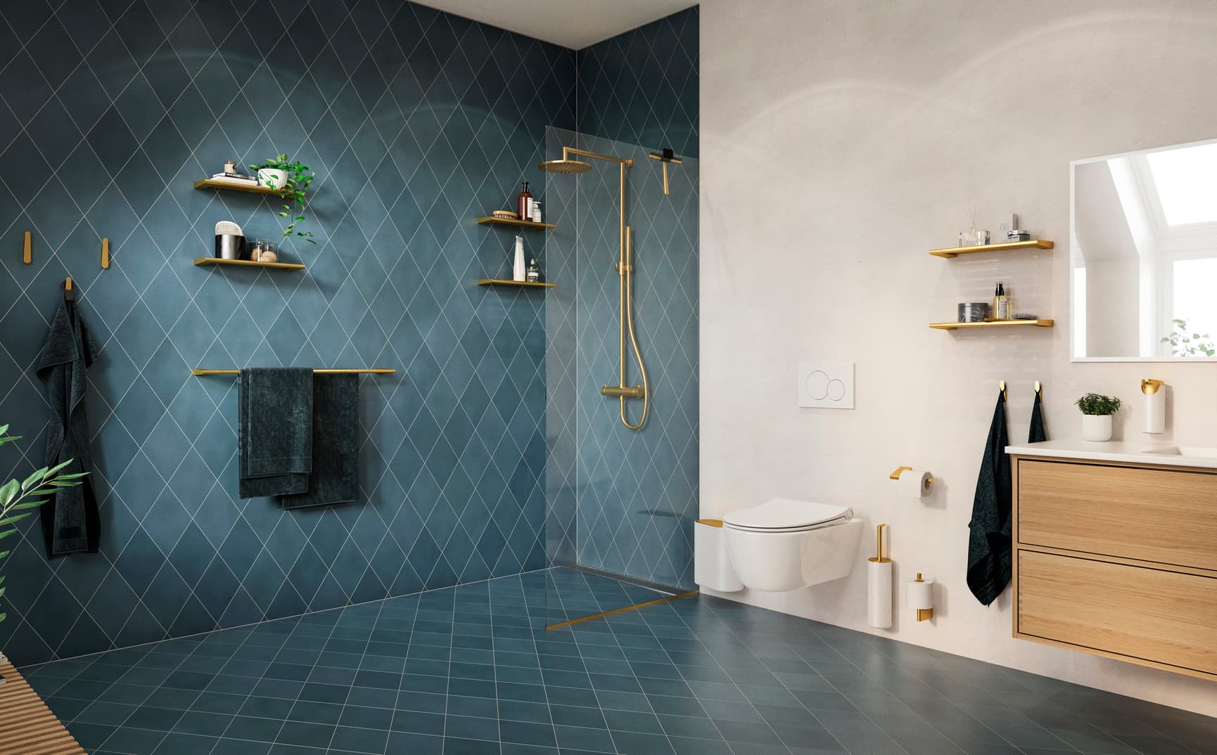 Pressalit STYLE bathroom accessories in bathroom