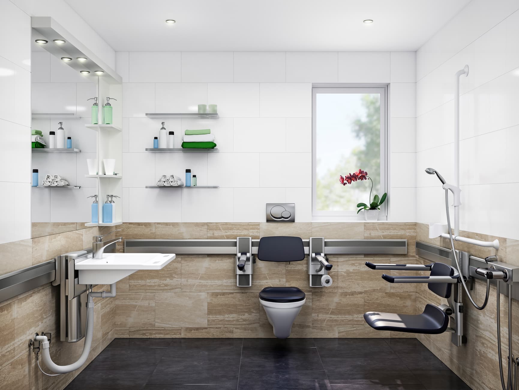 Accessible bathroom