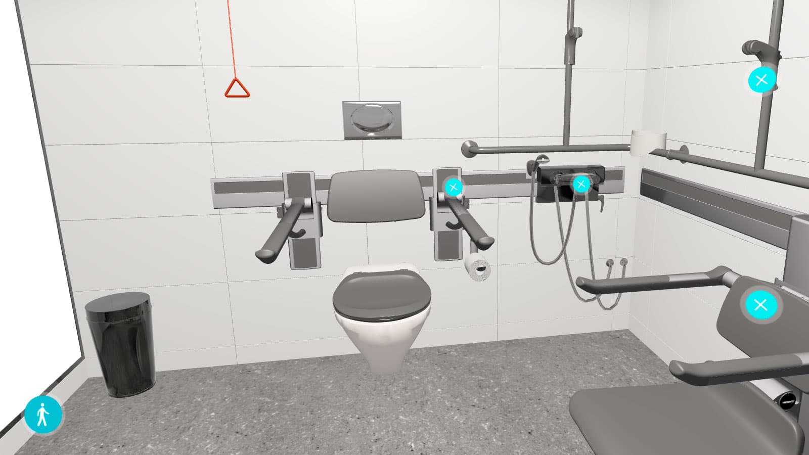 Pressalit Universe world interactive room