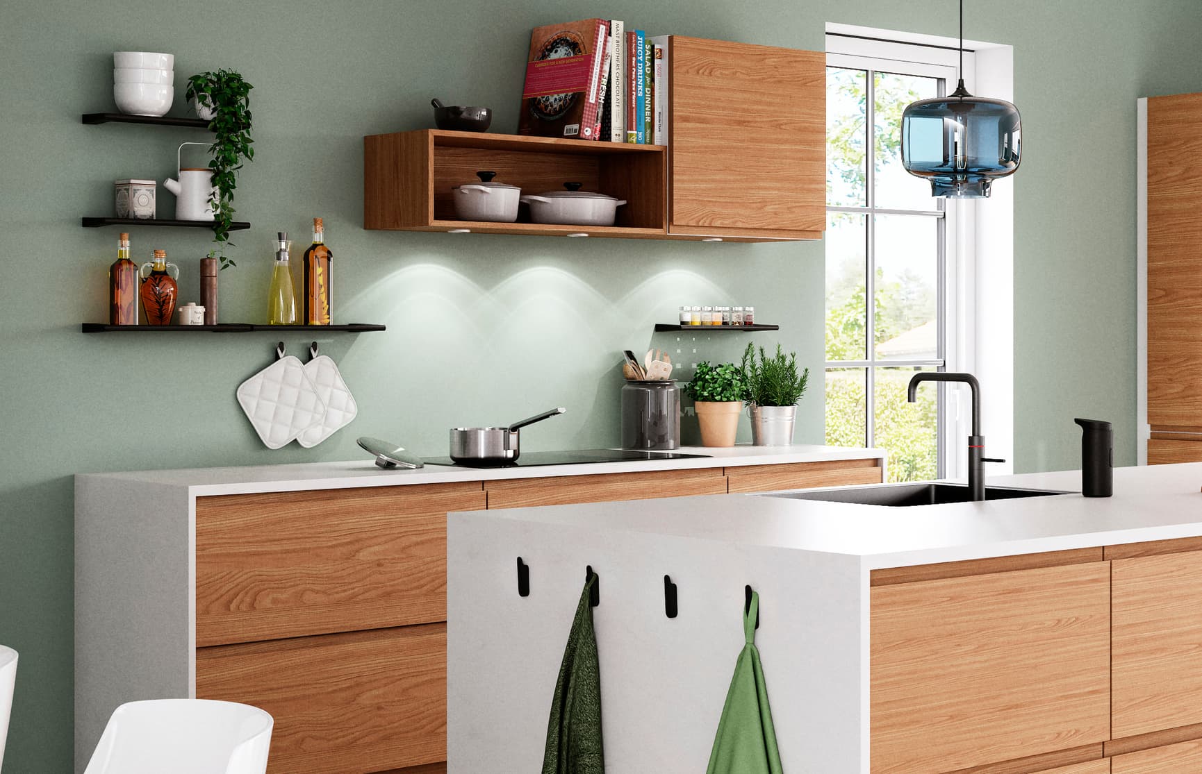 Pressalit STYLE bathroom accessories in kitchen