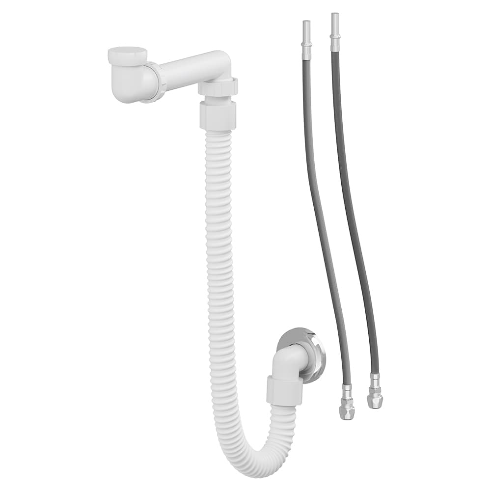 Flexible feed and waste systems