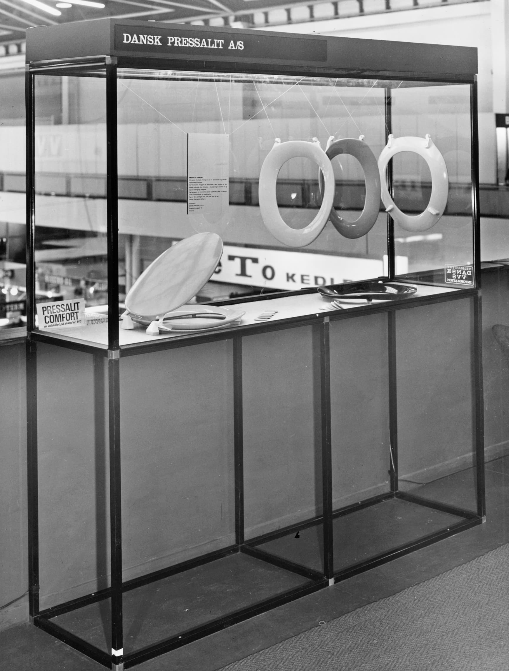 Pressalit at a fair in the 1960s