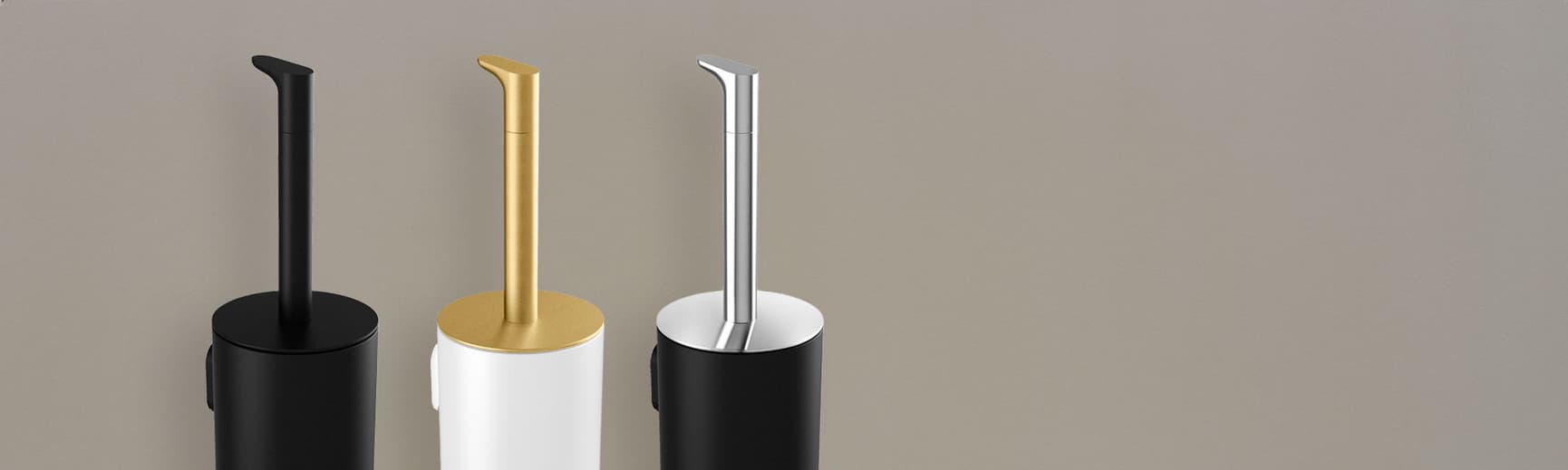 Pressalit STYLE toilet brush in multiple colors