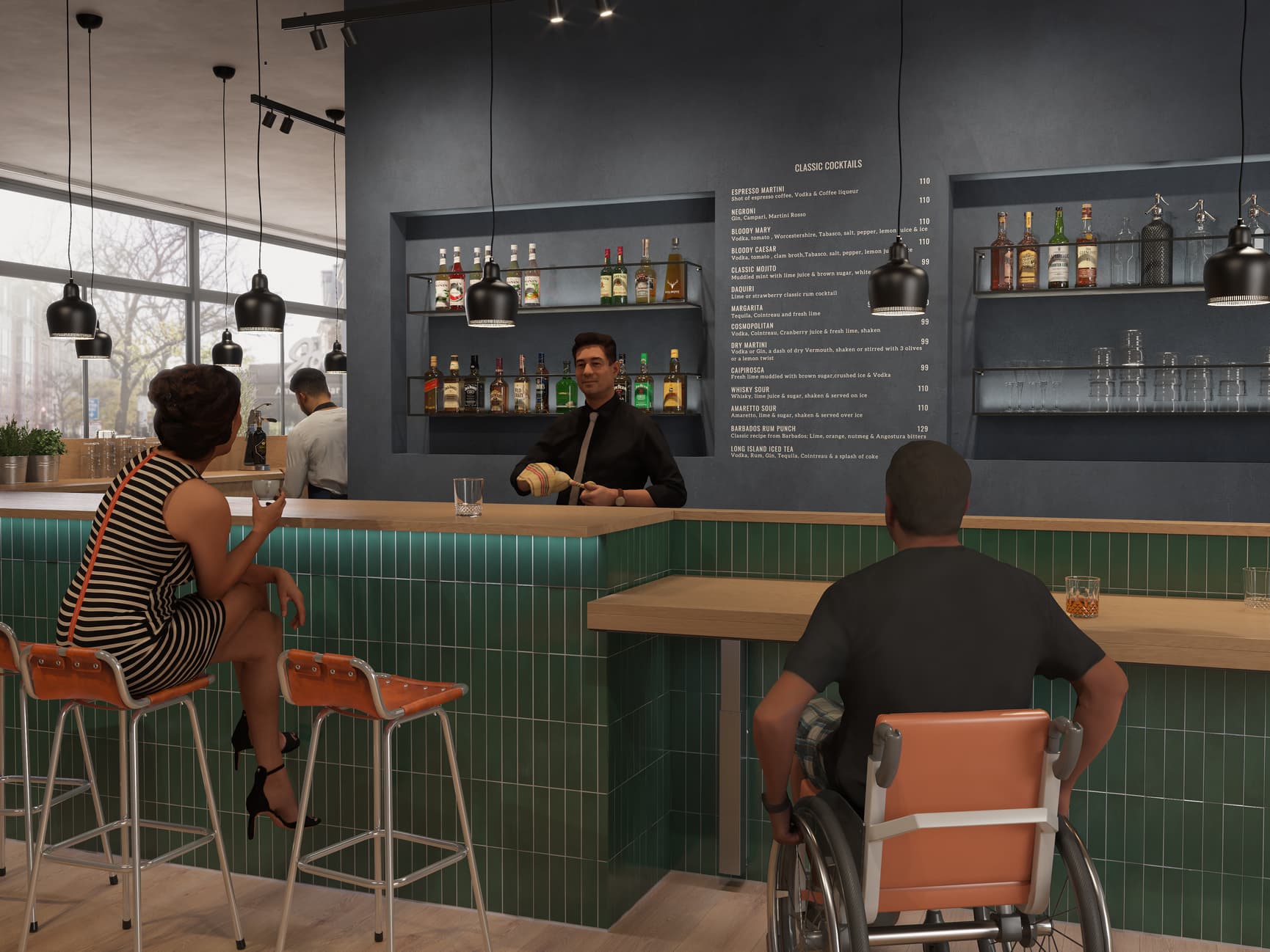 Pressalit INDIVO Pack for bars and restaurants